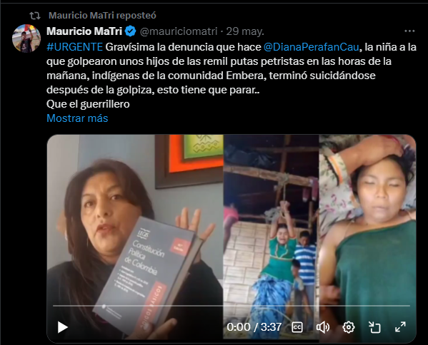 Indignación nacional: niña indígena se habría suicidado tras brutal castigo en su resguardo 2 Captura de pantalla 2025 05 31 115702